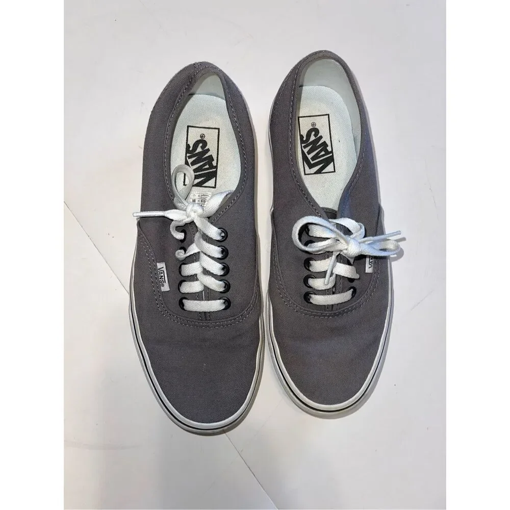 Vans Shoes Mens 86.5 Womens 8 Off The Wall Casual Lace Up Sneakers‎ 721356 Grey